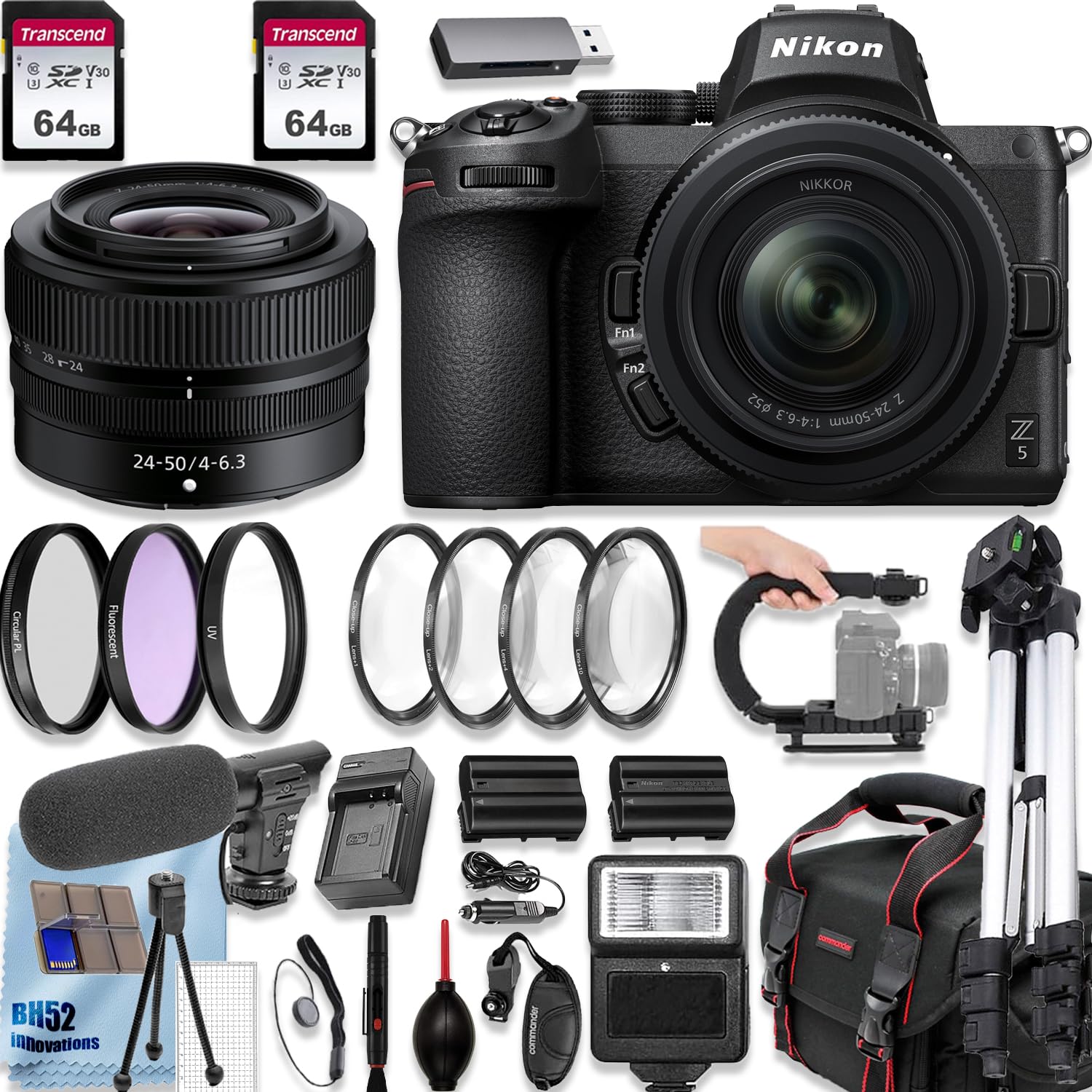 Amazon.com : Nikon Z5 4K 24.3MP Video Recording Mirrorless Digital